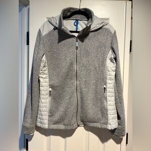 Kuhl Gray Light Weight Hybrid Jacket